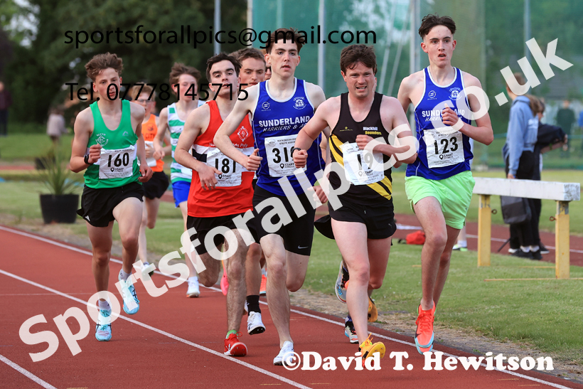 3000 metres, 2026 NEGP 2, Monkton Stadium, Wednesday, May 27th. Photo: David T. Hewitson/Sports for All Pics
